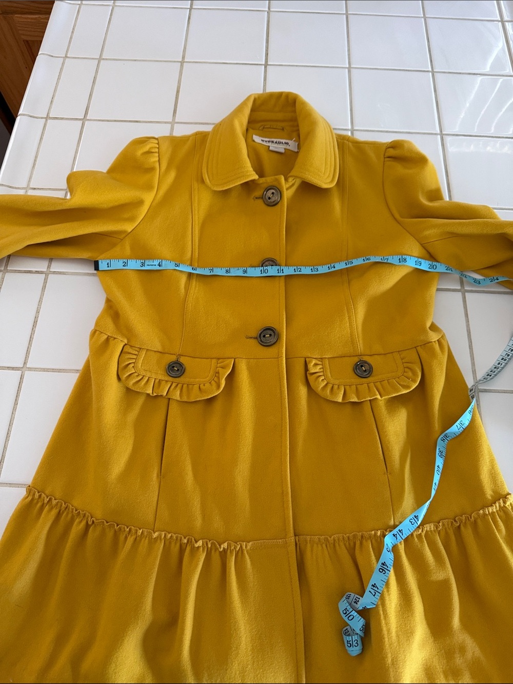 HYDRAULIC yellow peacoat XL - Picture 7 of 9